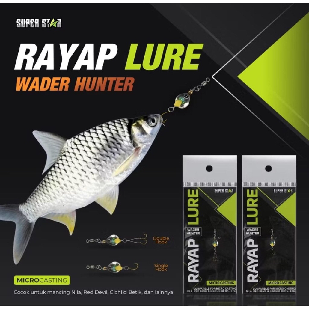 Umpan | Lure SUPER STAR RAYAP LURE WADER HUNTER