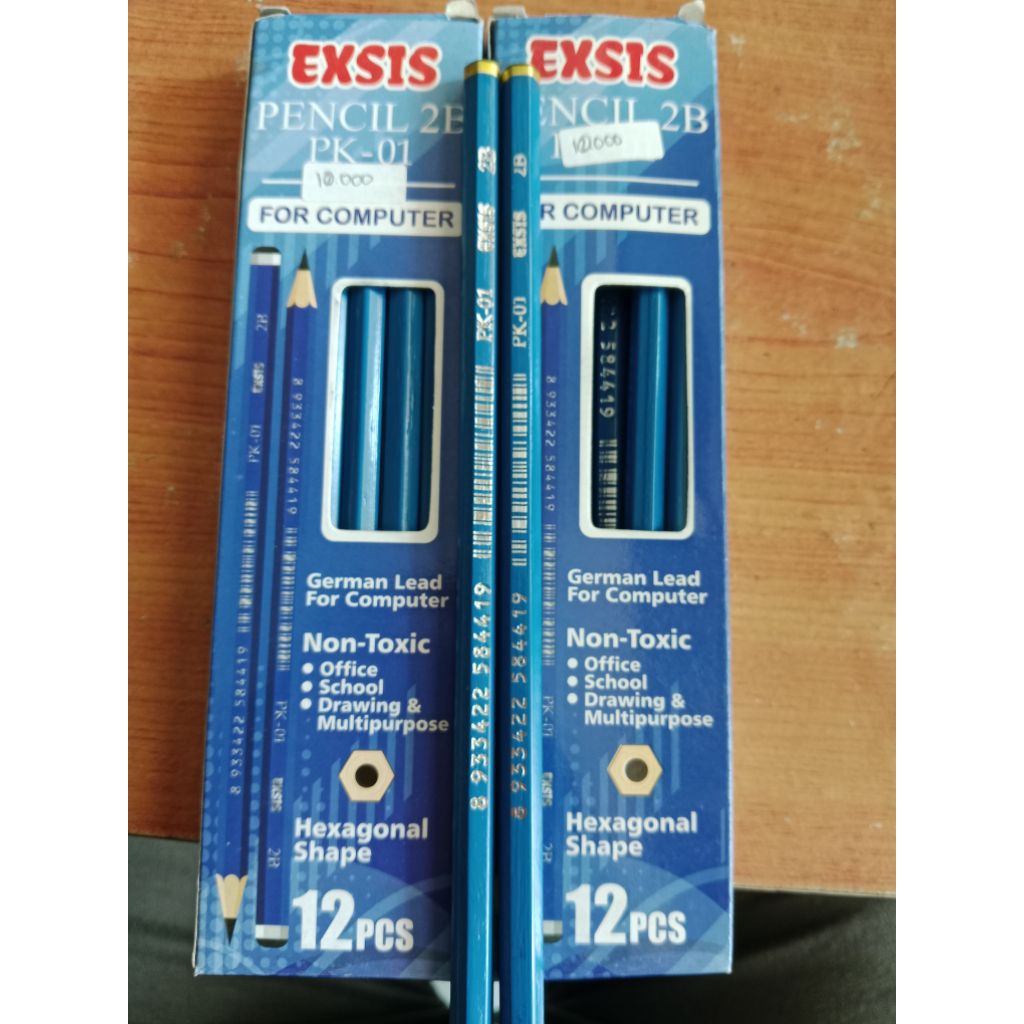 

Pensil 2B Exsis 1 pack isi 12pcs For Computer