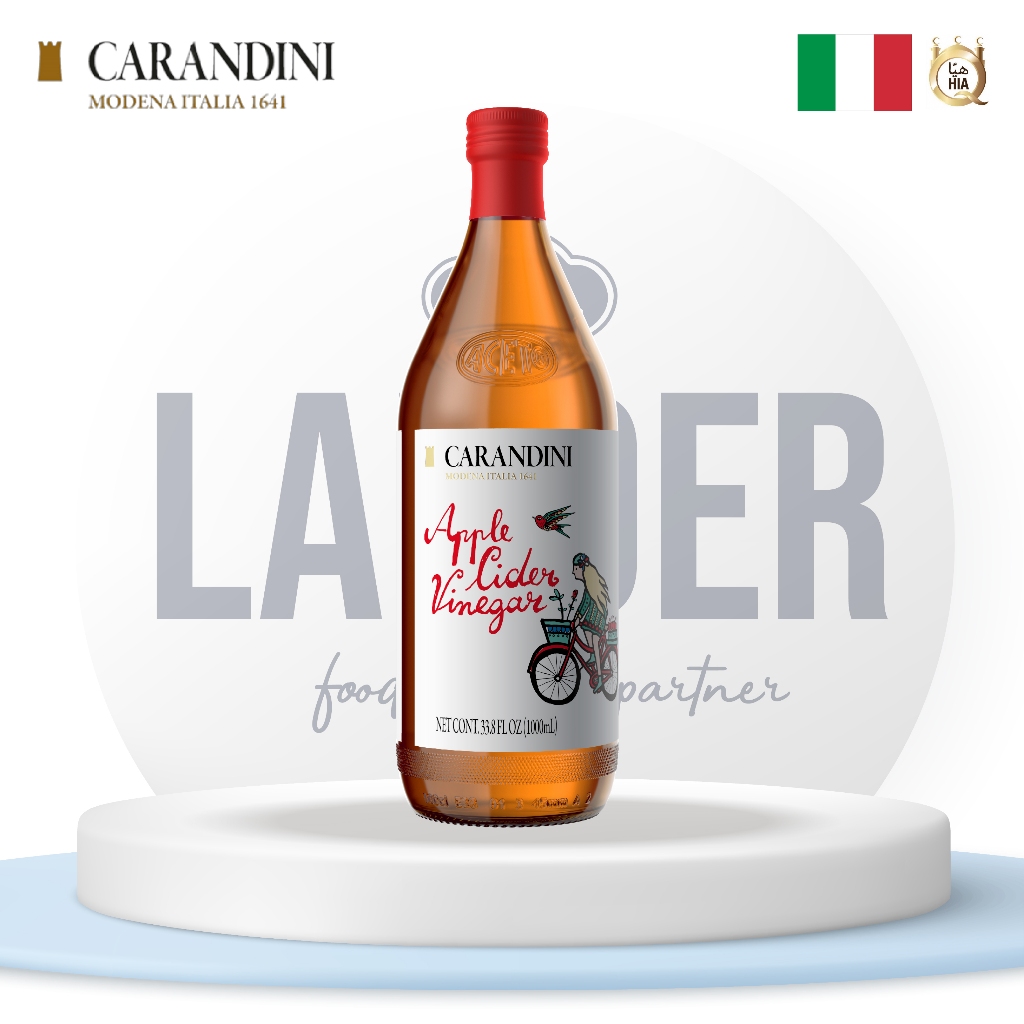 

CARANDINI Apple Cider Vinegar Italian Cuka Apel 1 Liter