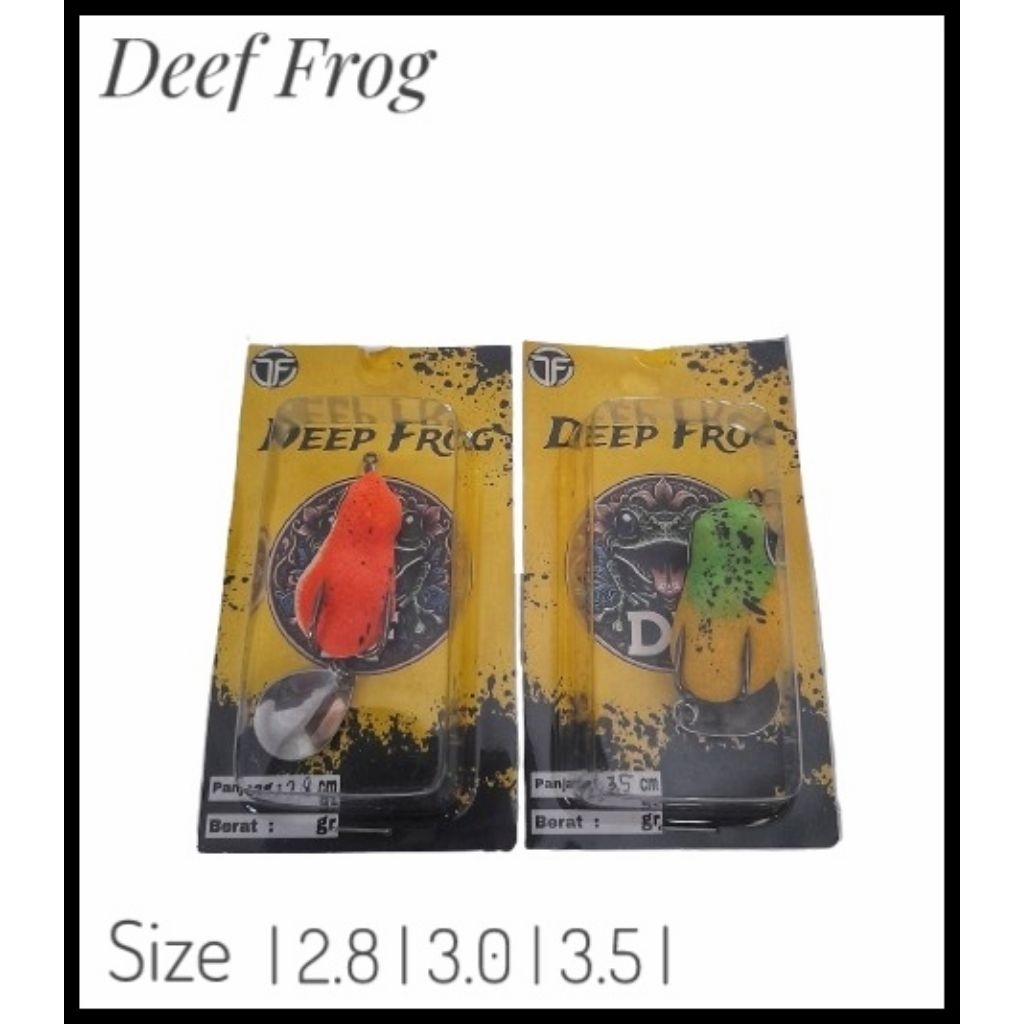 Umpan Tiruan Kodok / Softrog / Deef Frog