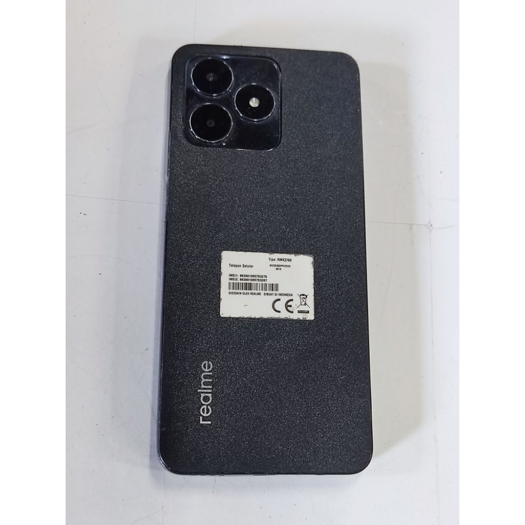 Realme C53 unit minus lcd mesin normal segel tested bergaransi