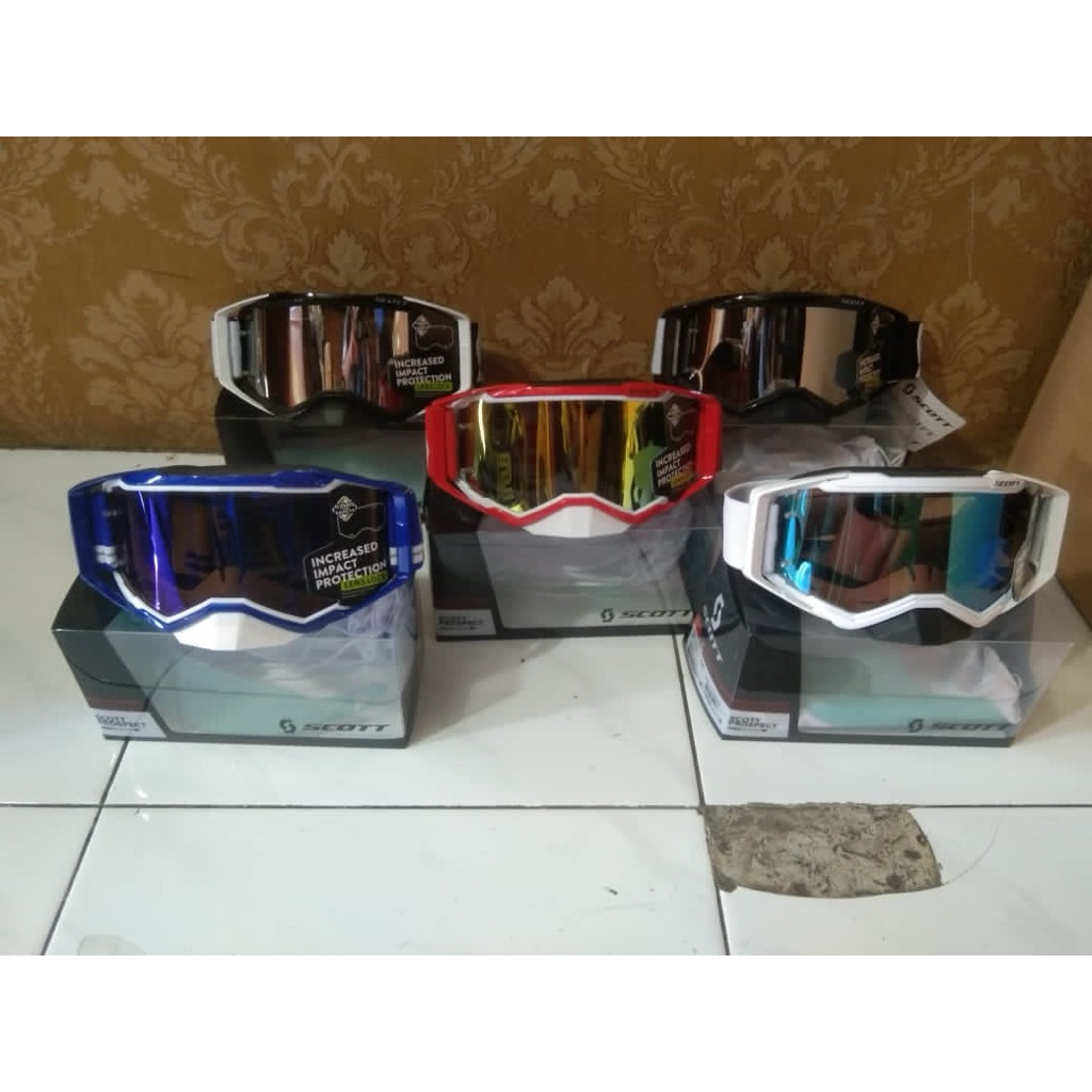 GOOGLE CROSS FULL SET 2 LENSA SCOTT REPLIKA