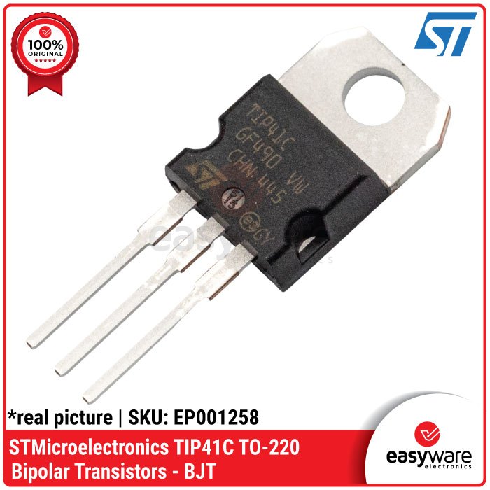 Transistor TIP41C TIP41 TIP 41C NPN Power TO-220 6A 100V BJT Amplifier Switching TIP41C ORIGINAL