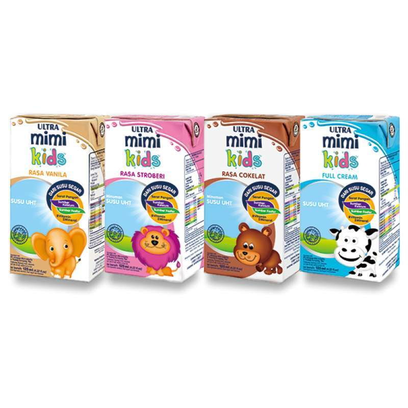 

5pcs - Ultra Mimi Susu UHT All varian rasa [125mL]