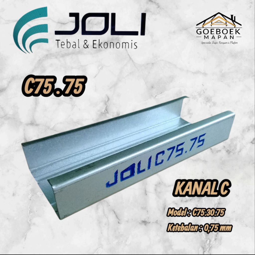 Baja Ringan Canal C Joli C75/75