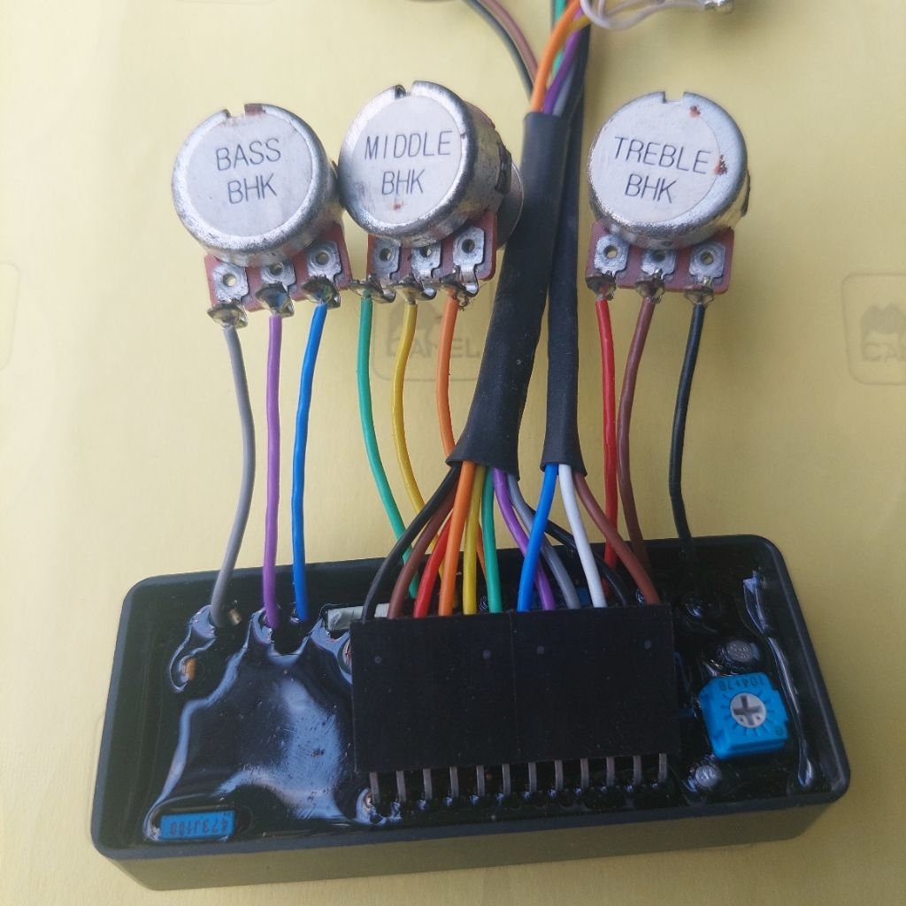 Preamp Bass Aktif-pasif 3 Band EQ