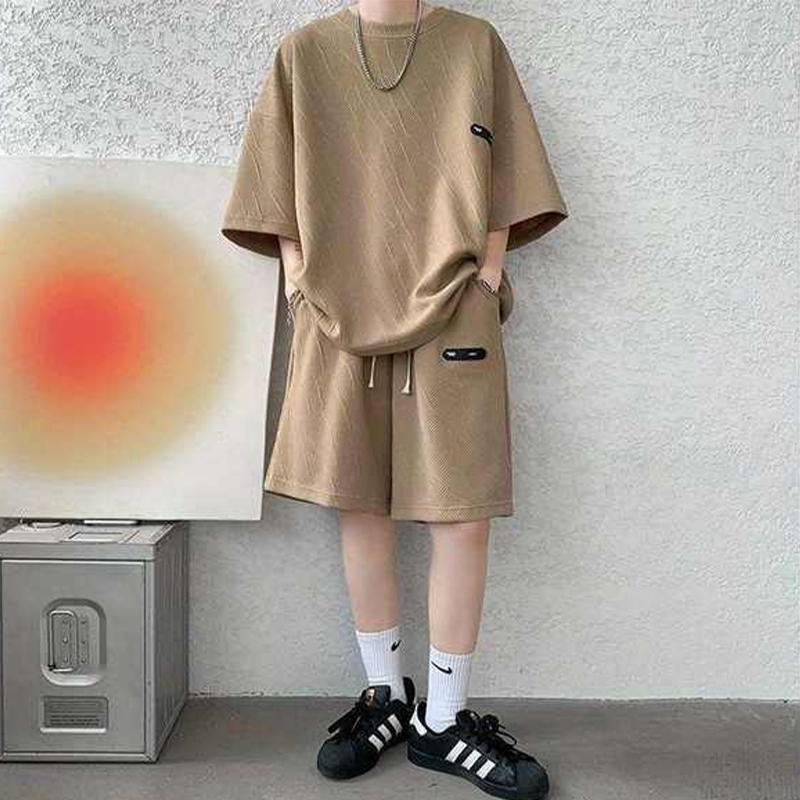 baju satu set celana pendek pria motif casual outfit pria Celana Pendek Pria Premium