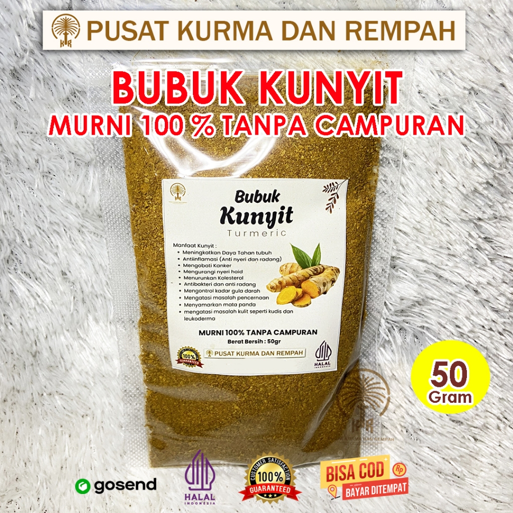 

Bubuk Kunyit Premium 50gram – 100% Murni Tanpa Campuran