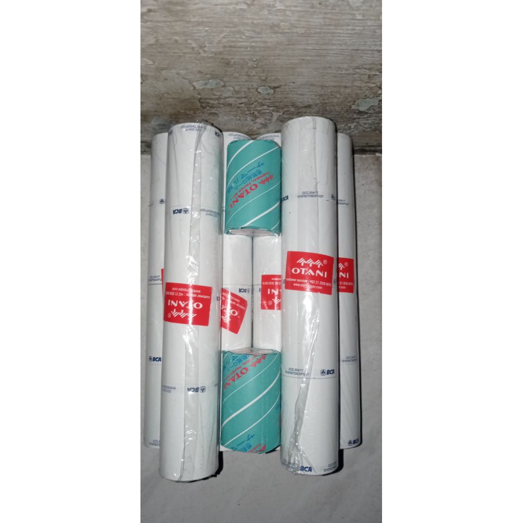 

kertas thermal struk kasir ( merek BCA) kualitas bagus dan Terpercaya