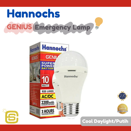 Hannochs GENIUS | Emergency Bulb | AC/DC