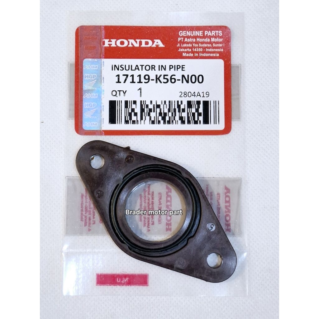 BONIT INSULATOR INTAKE MANIFOLD HONDA SONIC 150 SUPRA GTR ORIGINAL