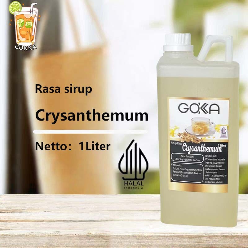 

GОKKA Syrup / Crysanthemum Flavoured Sirup / Sirup crysanthemum 1L International Halal