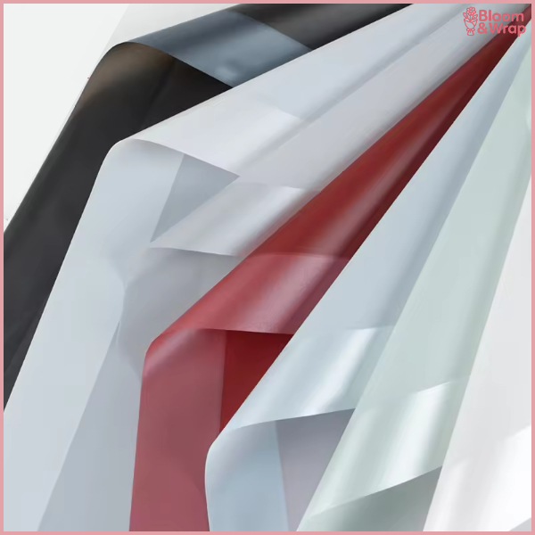 

PACK 20 Cellophane Flower Wrapping Big Line Color Kertas Buket Bunga Waterproof KB27