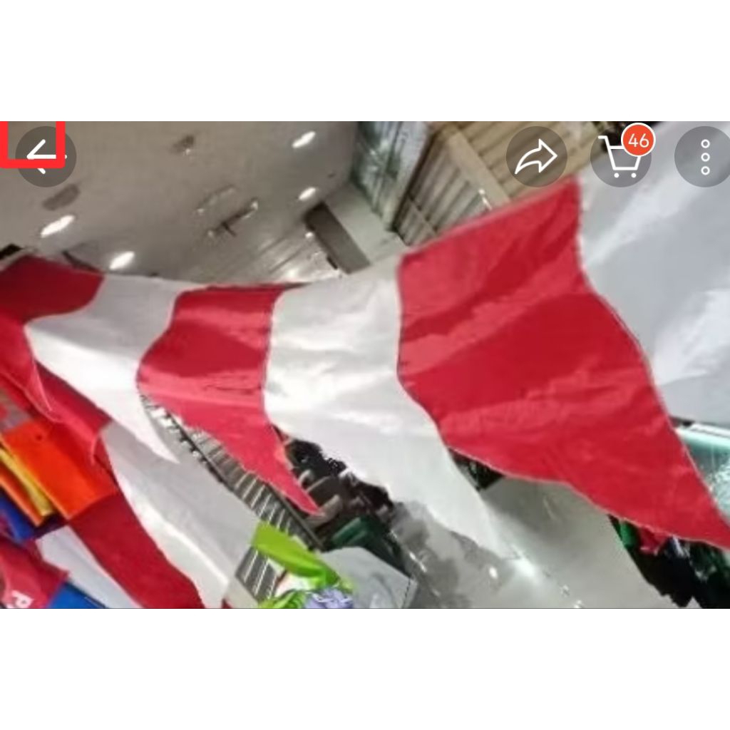 Umbul-Umbul Merah Putih / Umbul-Umbul Merah Putih Gergaji 2,5 Meter