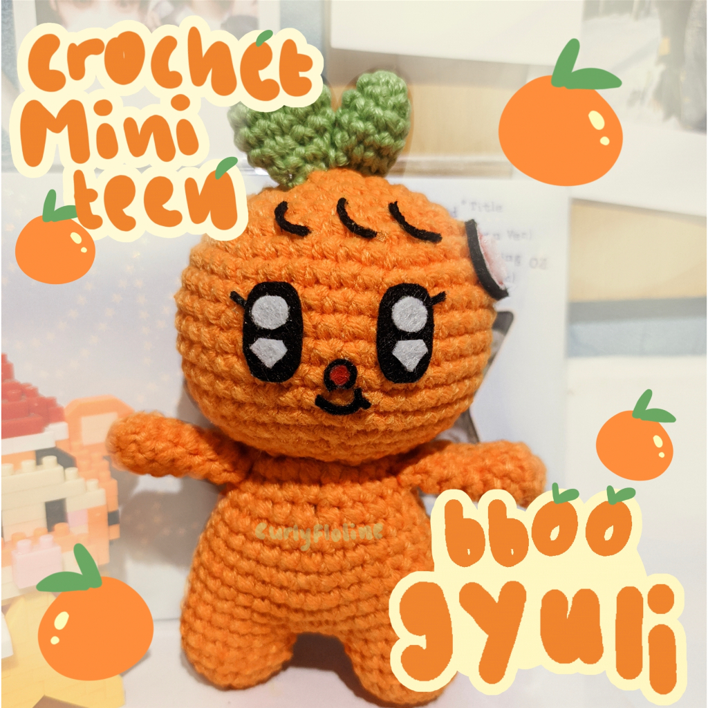 [PO] MINITEEN BBOOGYULI Seungkwan Seventeen keychain plushie amigurumi crochet doll