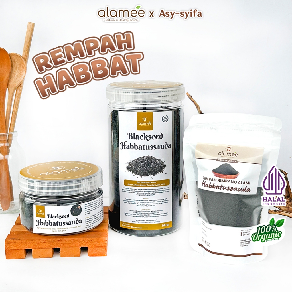 

Rempah Hitam Habbatussauda Black Cumin Speed Habbasauda Jinten Alami Siap Saji 50g