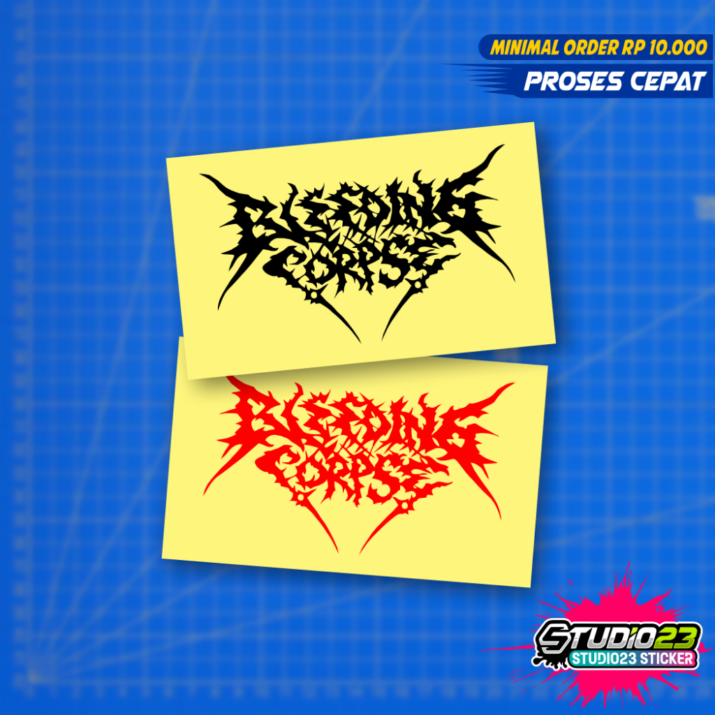 

Stiker BLEEDING CORPSE Band metal Cutting Sticker
