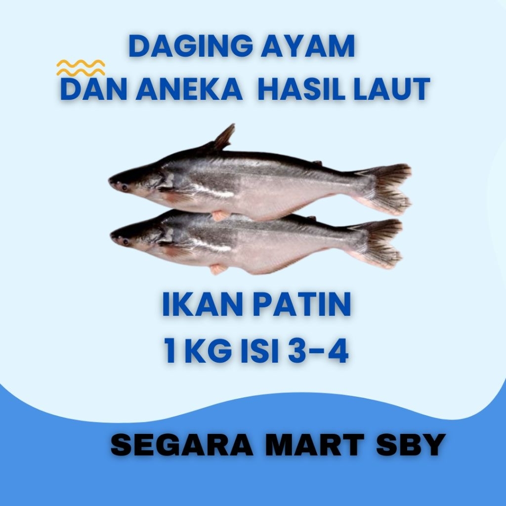 

IKAN PATIN 1 KG ISI 3-4 EKOR || Segara Mart Sby