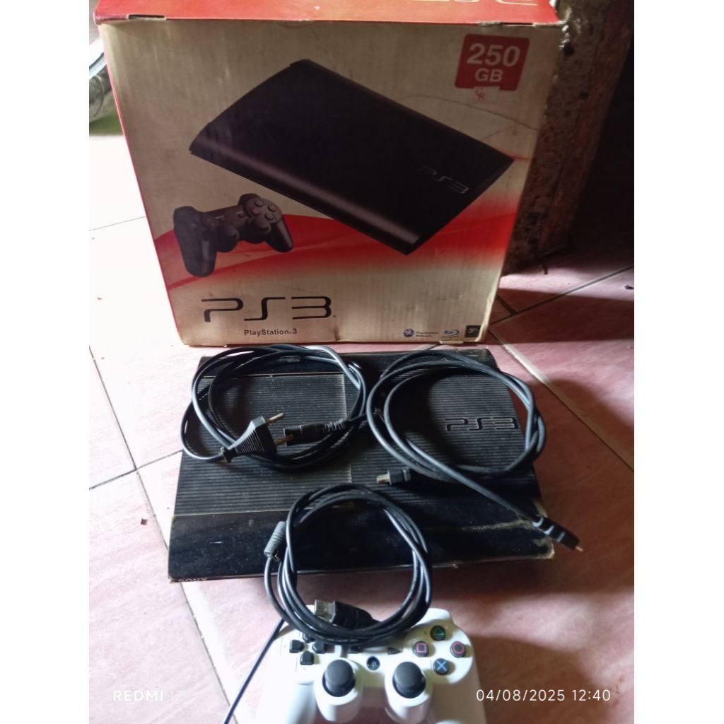 ps 3 super slim seri 40 HDD 250 segel voild