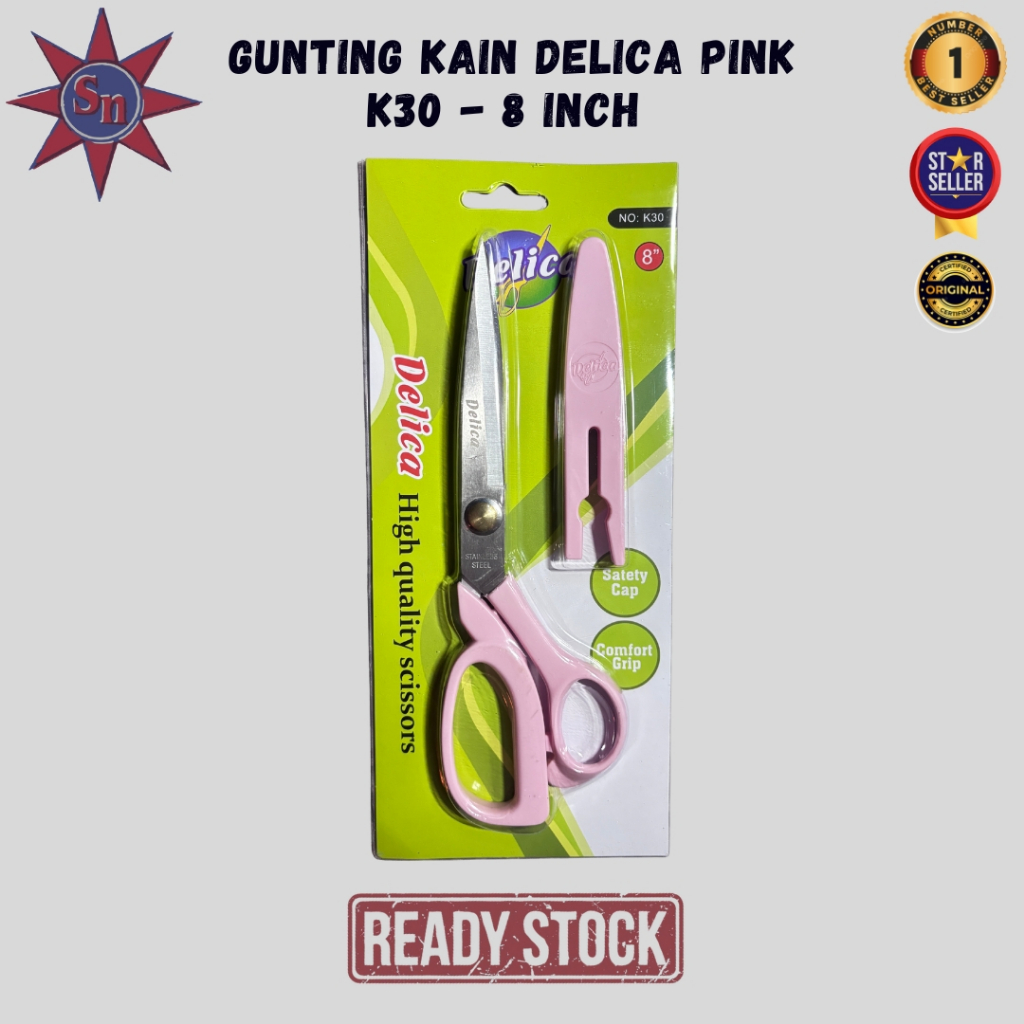 

Gunting Kain Delica Pink K30/8 Inch Original Product