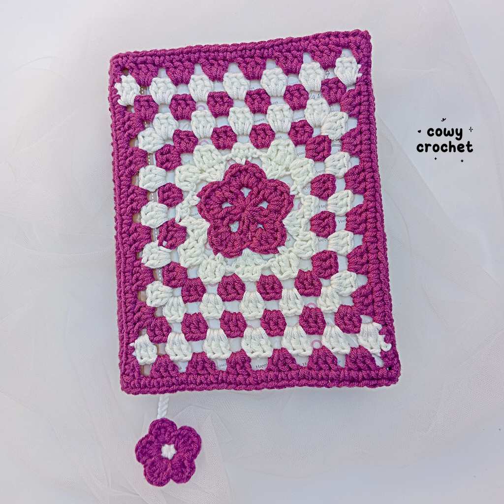 

COWY CROCHET - Sampul Buku Rajut Bunga viral tiktok Granny Square / Sampul Binder / Binder Cover / Book Sleeve / Sampul Buku Emma / Cover Book Crochet / Sampul Novel / Sampul aesthetic minimalis Lucu / sampul al quran, sampul alkitab