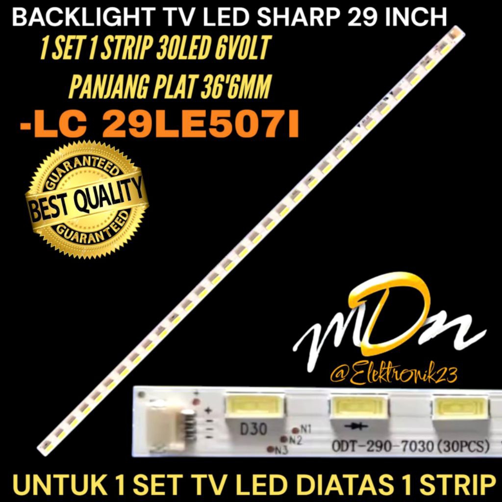 BACKLIGHT TV LED SHARP 29 INCH LC-29LE507I BACKLIGHT TV LED SHARP 29 INCH