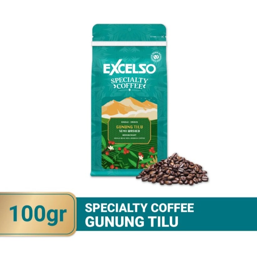 

Excelso Specialty Coffee Gunung Tilu Beans 100gr
