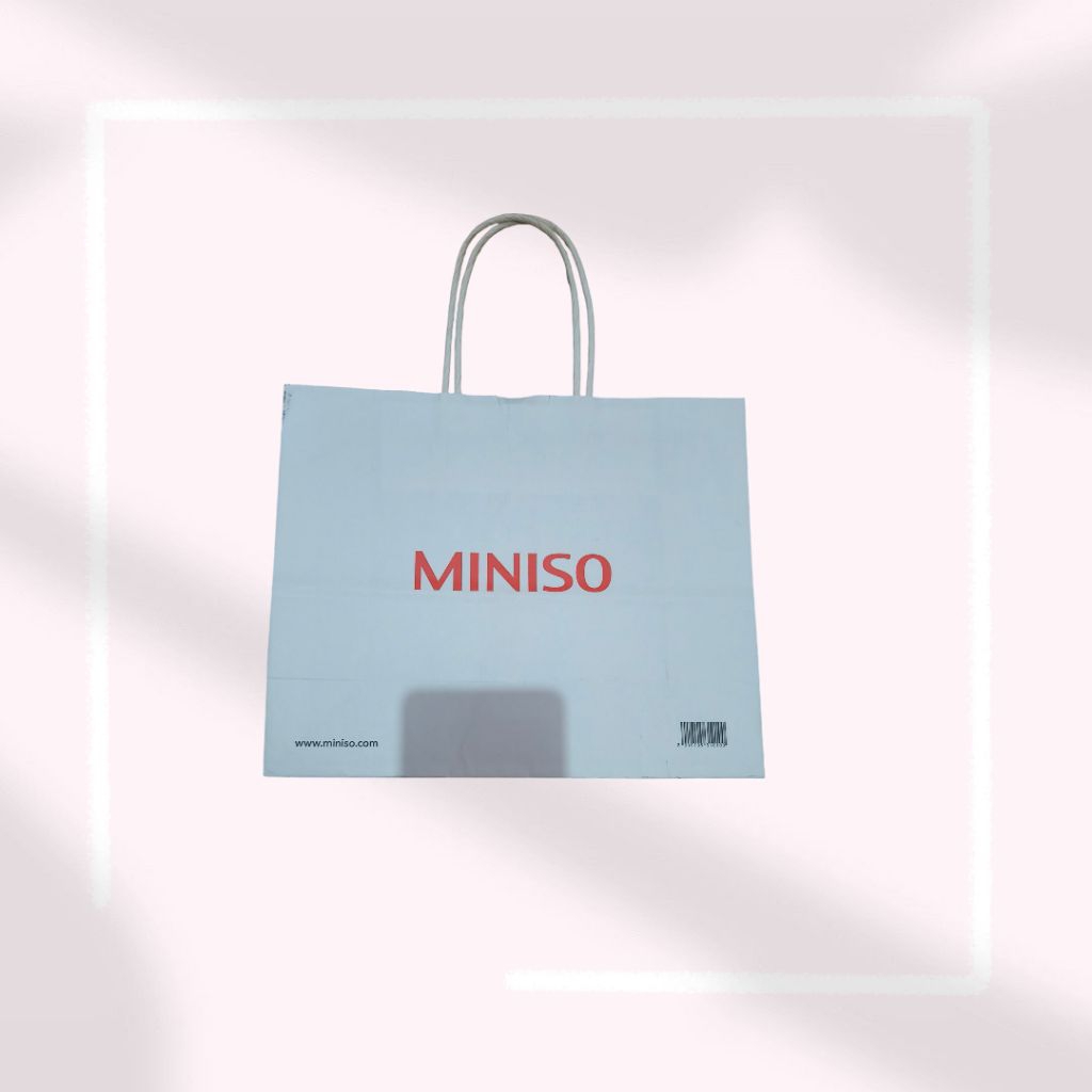 

preloved - paper bag Miniso