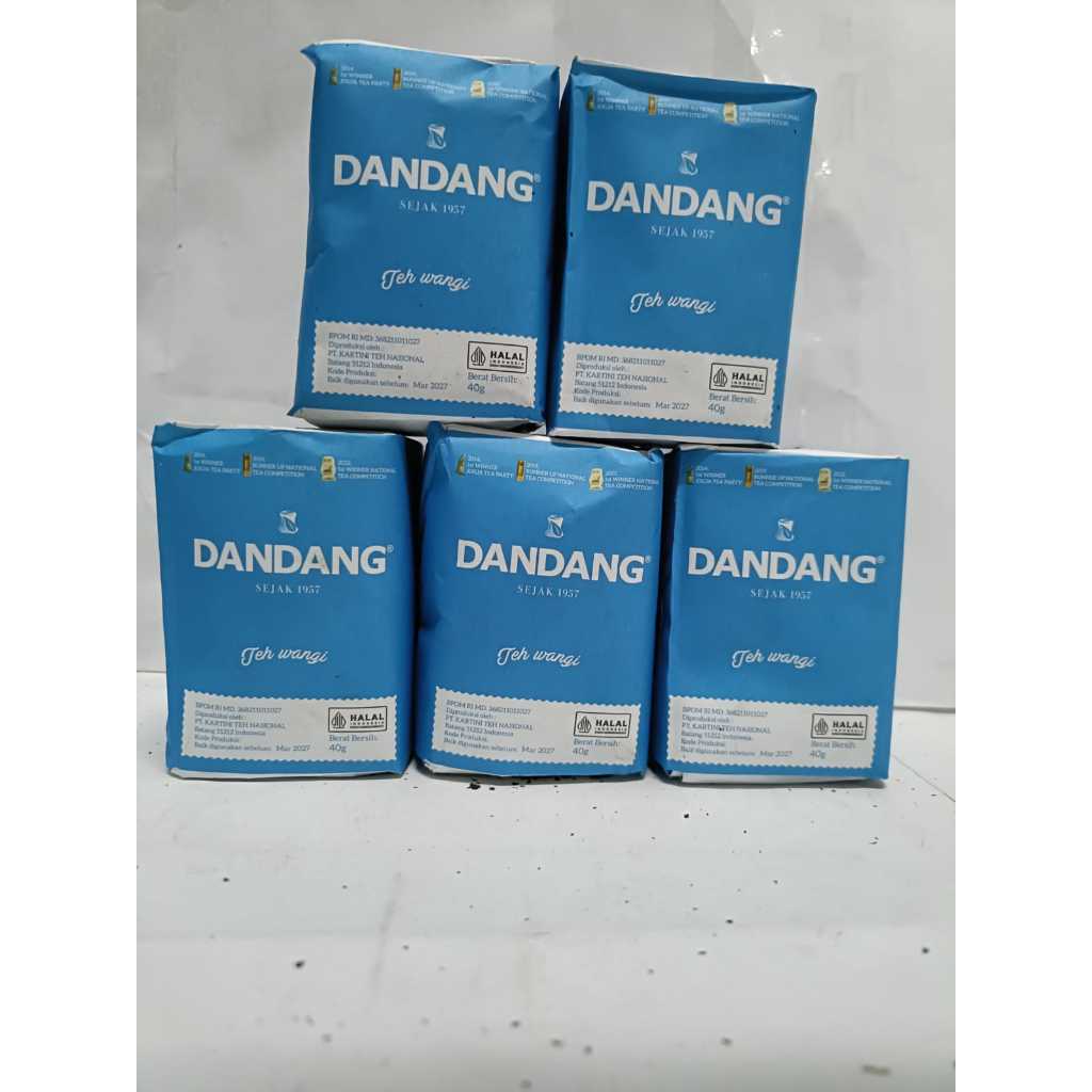 

[ PAKET ISI 5 ] Teh Dandang Biru 40 Gram Terlaris