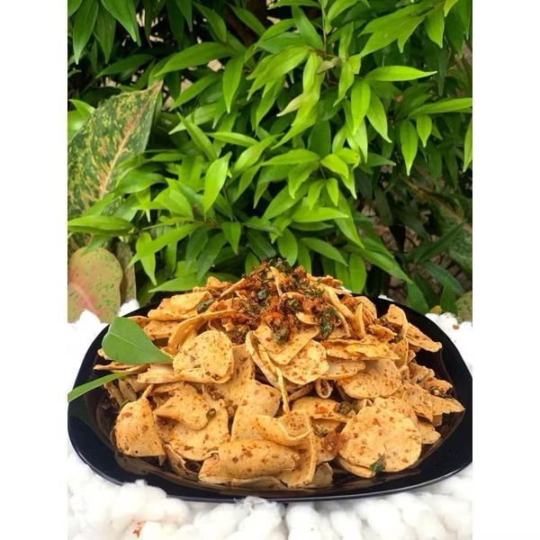 

Basreng pedas asin daun jeruk