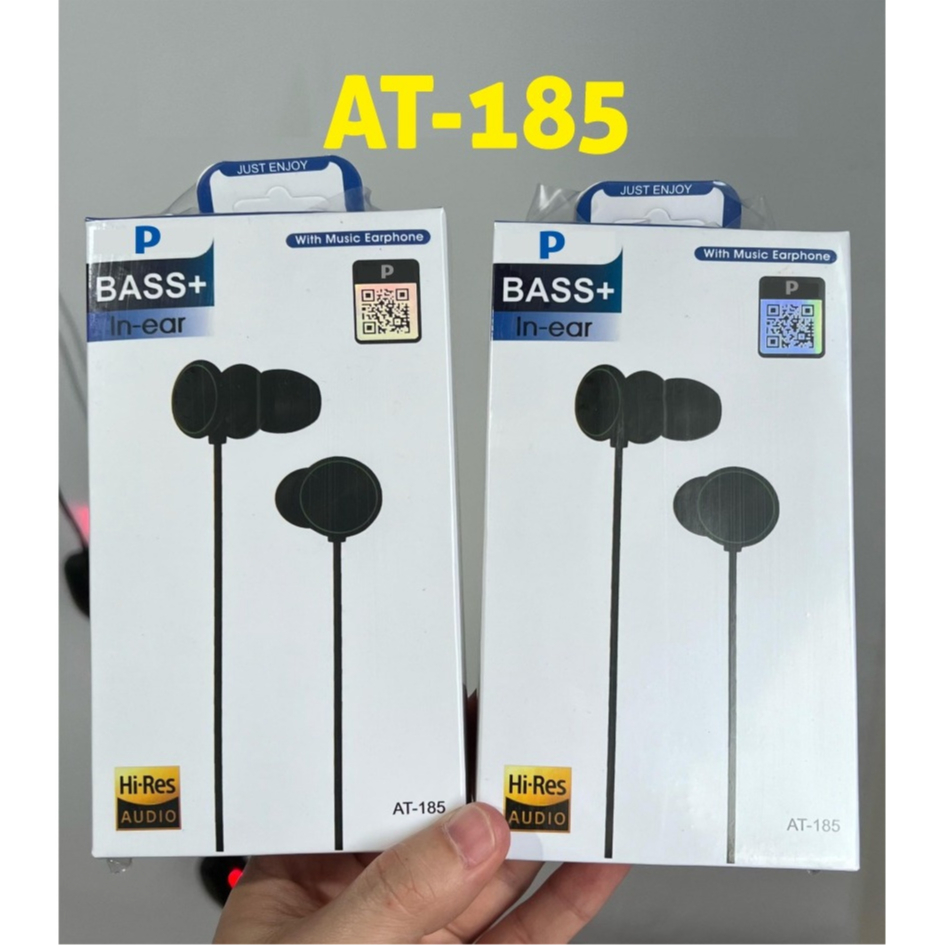 AT-185 / AT185 Handset / Headset H/F / HiFi Handsfree Earphone Series PH. AT-185 by NEXGEN + Mic FUL