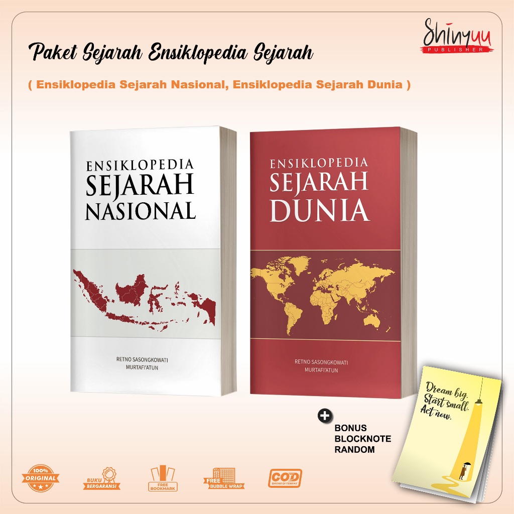 Buku Ensiklopedia Sejarah Nasional dan Ensiklopedia Sejarah Dunia