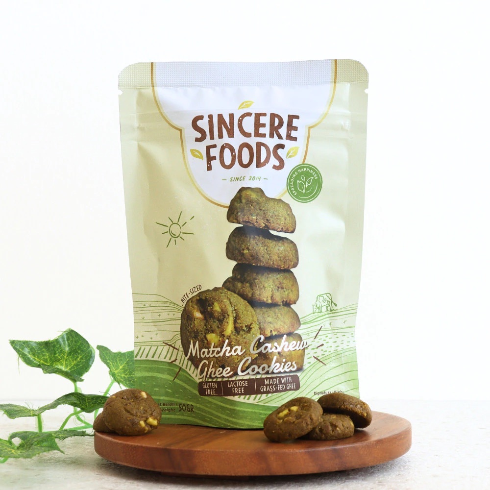 

Matcha Cashew Ghee Cookies Gluten Free Lactose Free by Sincere Foods