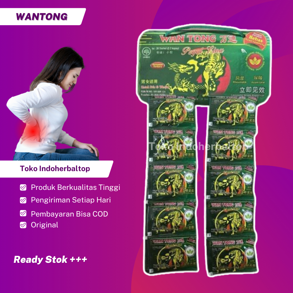 

Wan-Tong Original Kapsul Pegal Linu 20 Sachet