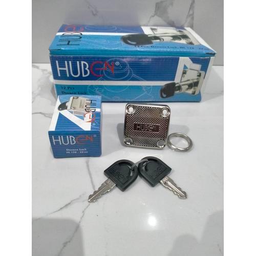 Kunci Laci Huben 138-22 / Kunci Lemari Huben / Drawer Lock HL 138-22mm