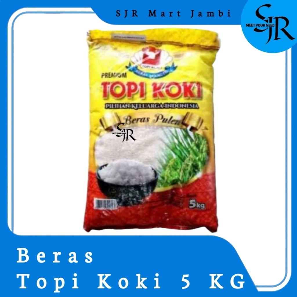 

[Beras] Topi Koki 5 Kg Super PREMIUM | Beras Pulen
