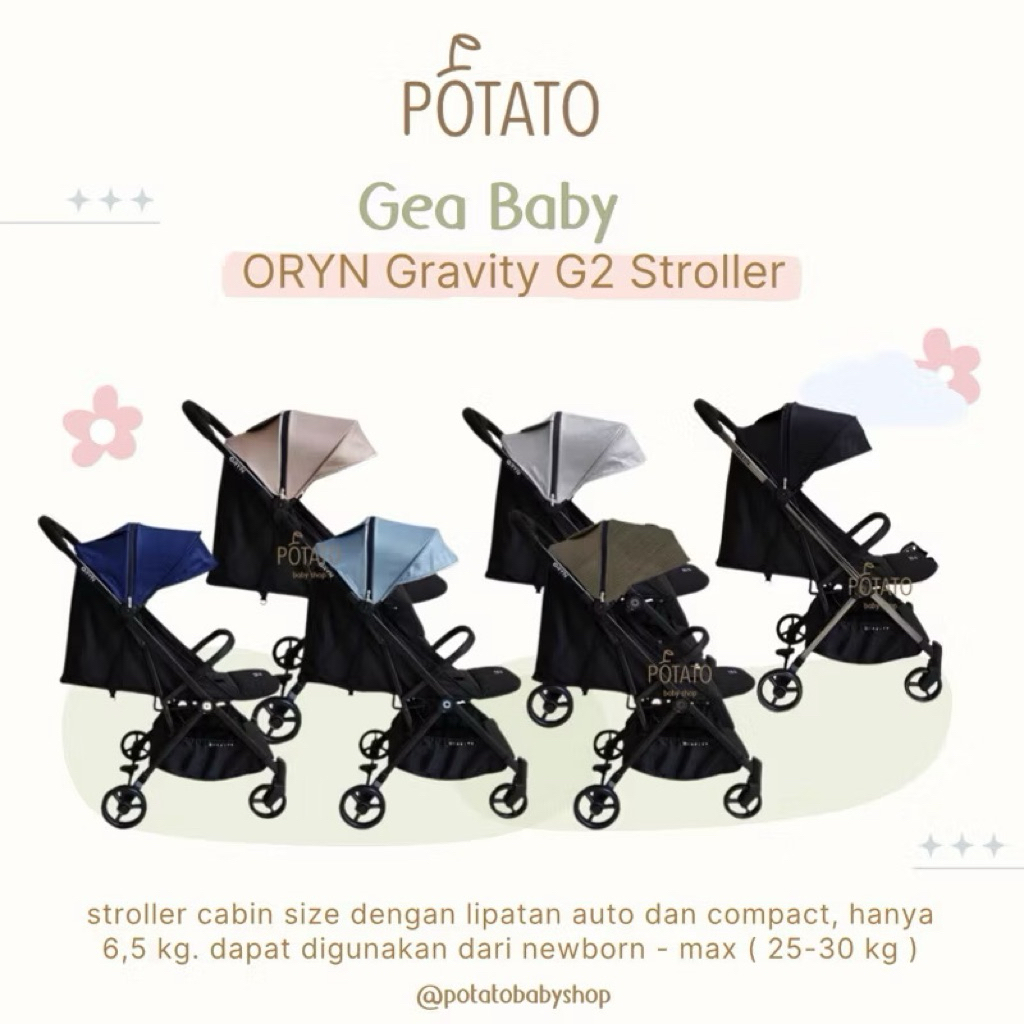 PRELOVE Stroller GEA BABY cabin size