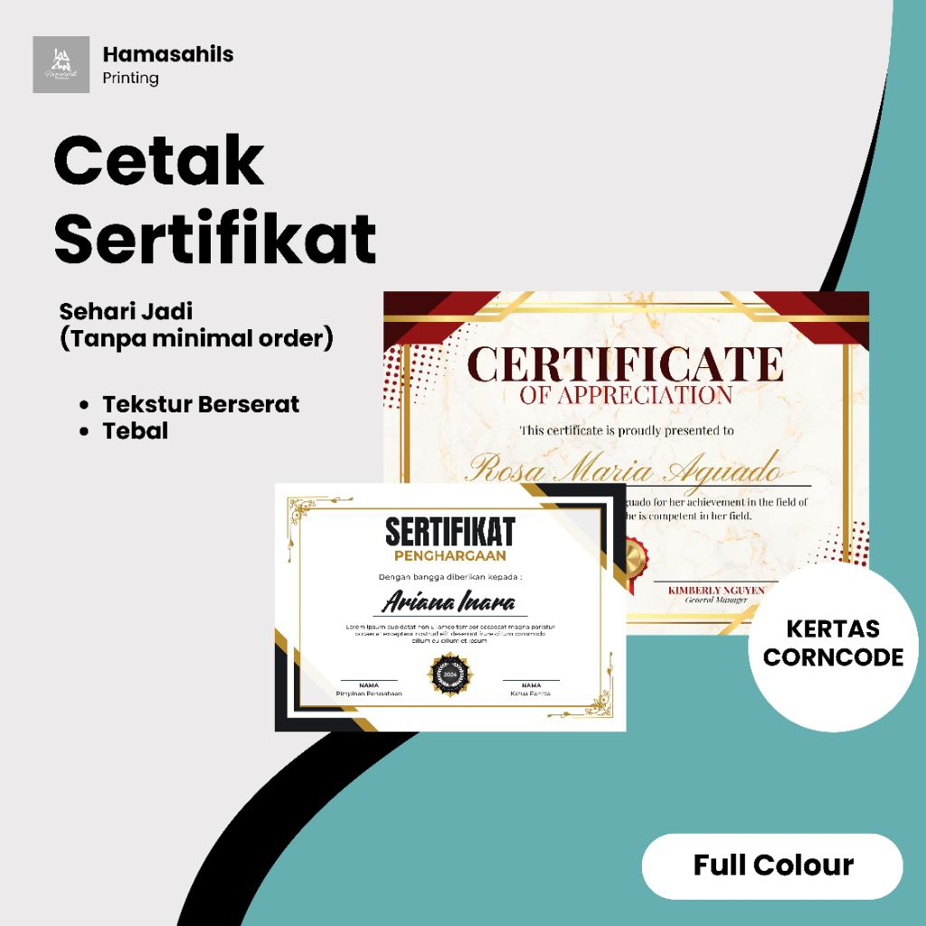 

Print/Cetak Piagam Penghargaan