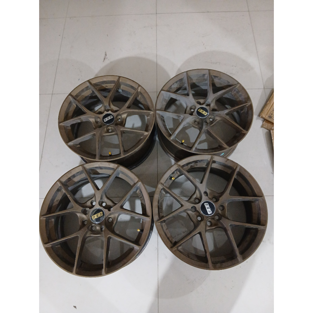 VELG MOBIL RACING BBS RING 16 LEBAR 7 LUBANG BAUT PCD 4X100, 4X114 PELEK