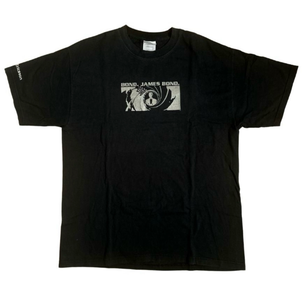 Vintage 2002 James Bond 007 Die Another Day Movie Promo Tee (Sonny Ericsson Kaos T-shirt)