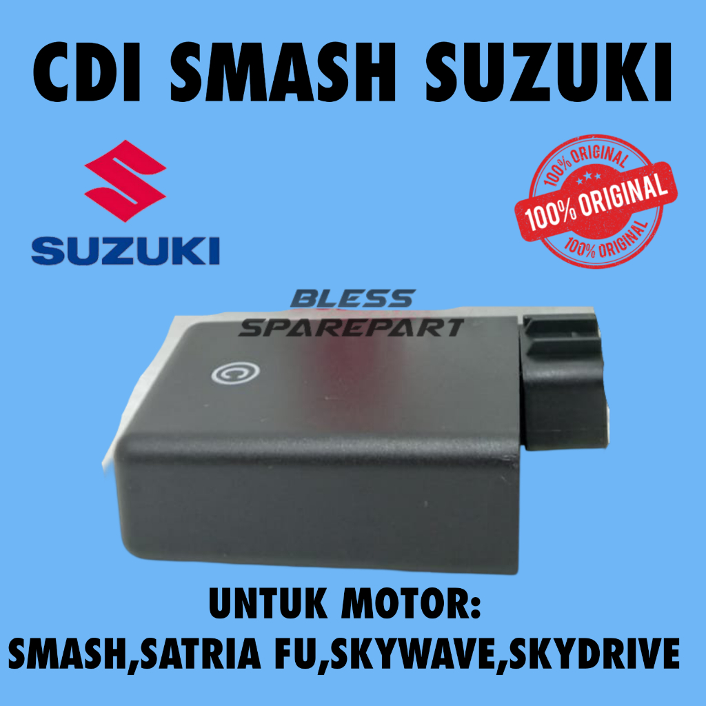 ORIGINAL ASLI CDI SMASH ASLI Suzuki Smash/Satria FU/Spin/Skywave/Skydrive