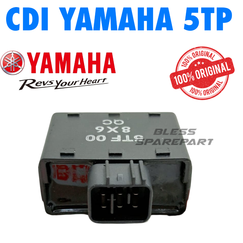 ORIGINAL GRANSI CDI KODE 5TP MOTOR YAMAHA JUPITER Z, JUPITER Z BURHAM, VEGA R NEW,MIO LAMA PRESISI.