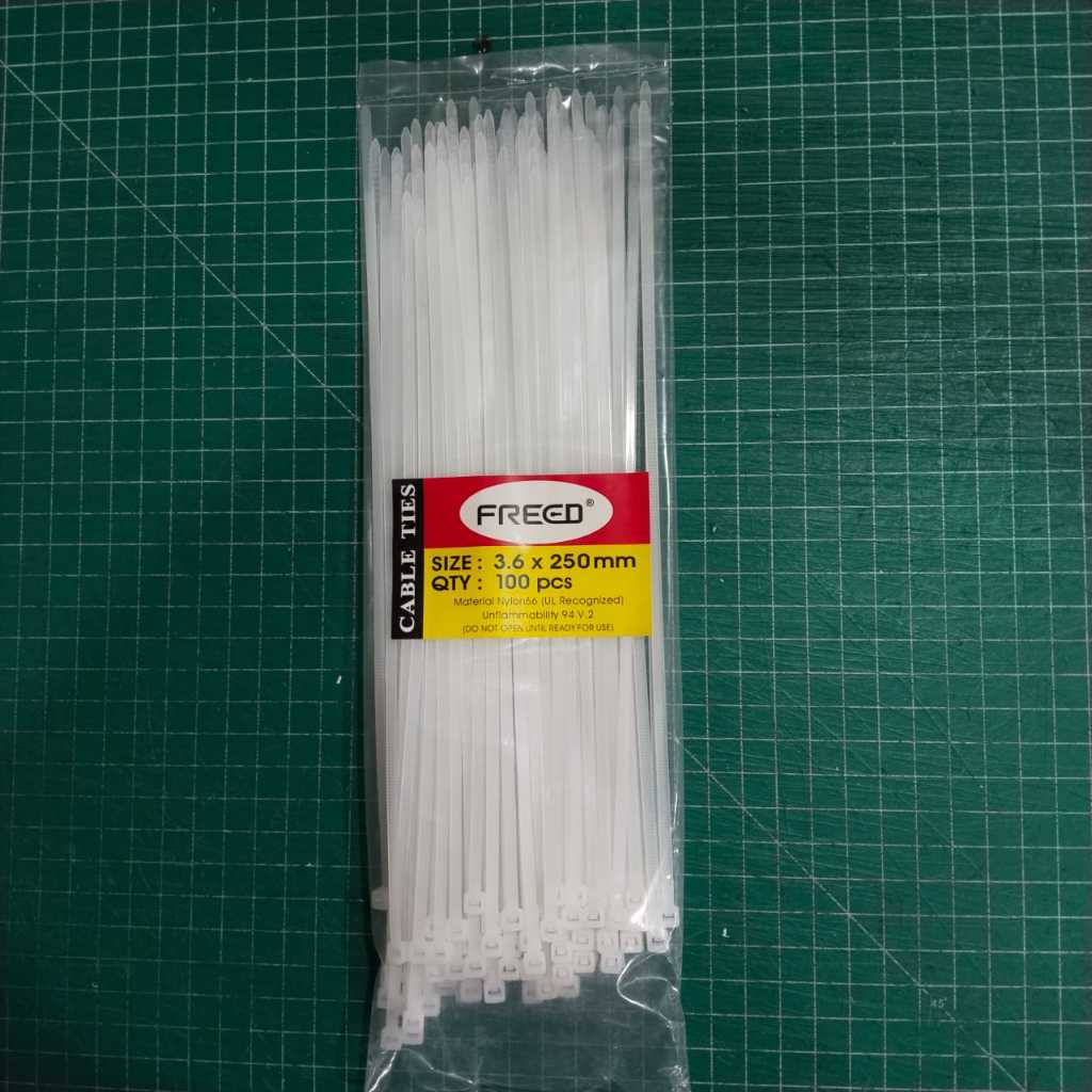 

Kabel ties ukuran 3,6 x 250mm (25cm) /cable ties ukuran 25 cm