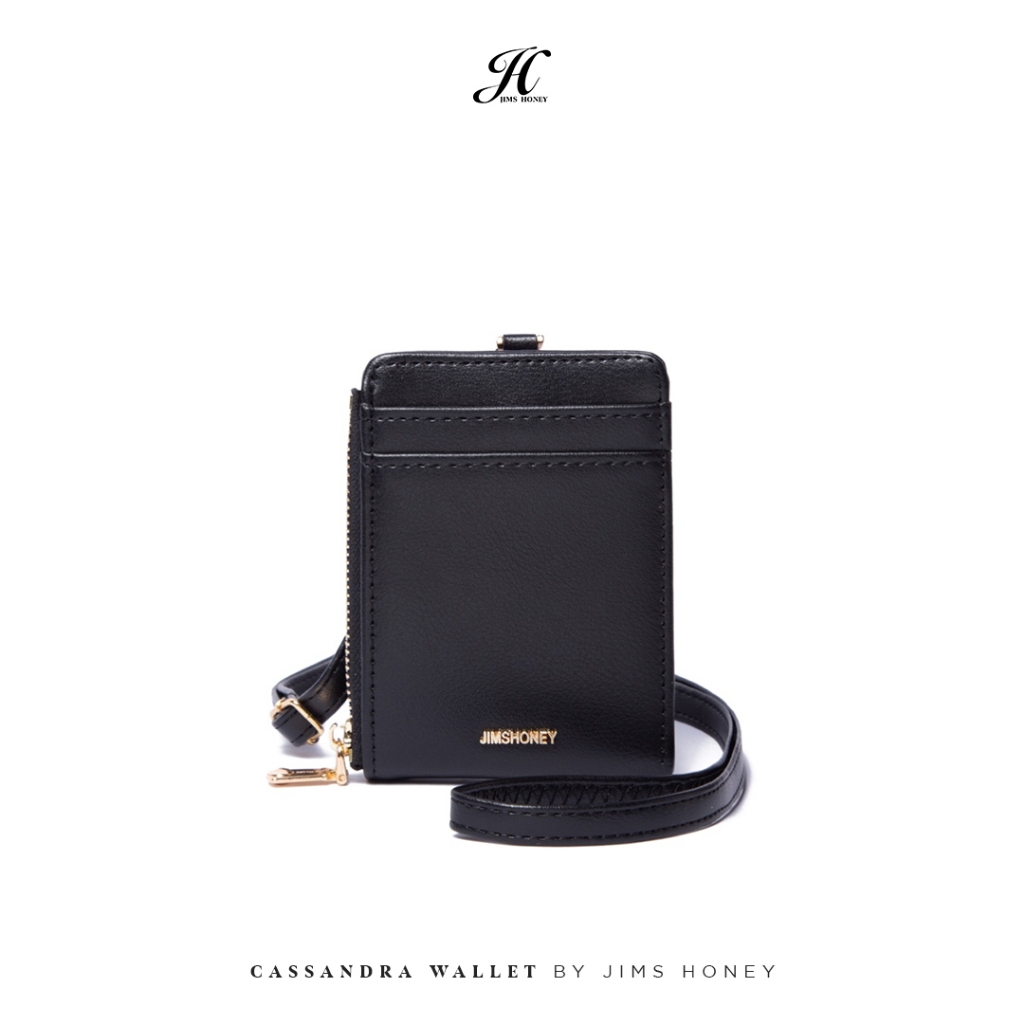

[LIVE EXCLUSIVE] JIMS HONEY - Cassandra Wallet - 2 in 1 Wallet Dompet Lanyard Wanita Tali Office