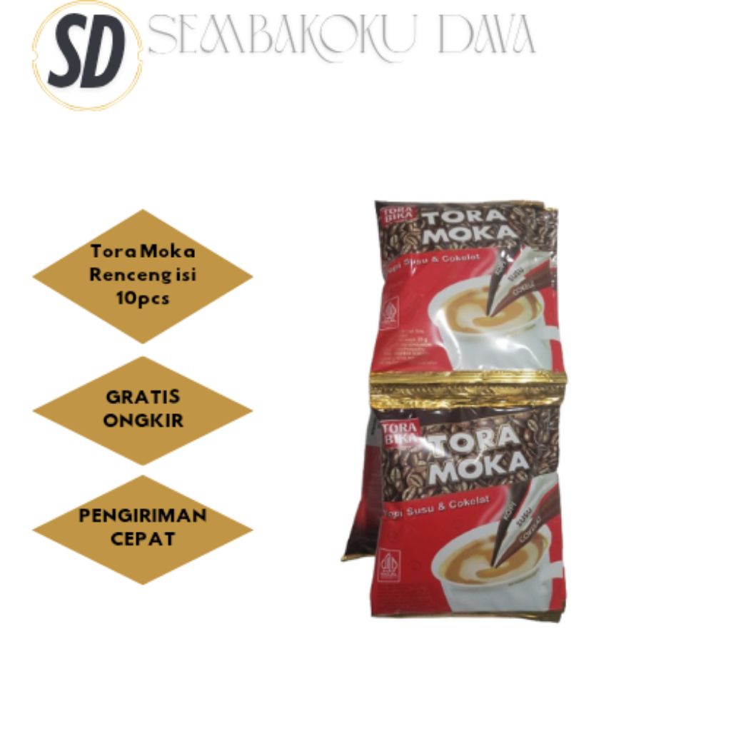 

Tora moka renceng isi 10 pcs// kopi tora moka