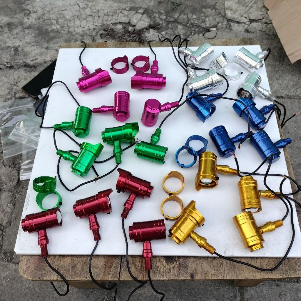 SEIN LED TOPI PNP CB ALMUNIUM ANODES /LAMPU RITING CB GL100