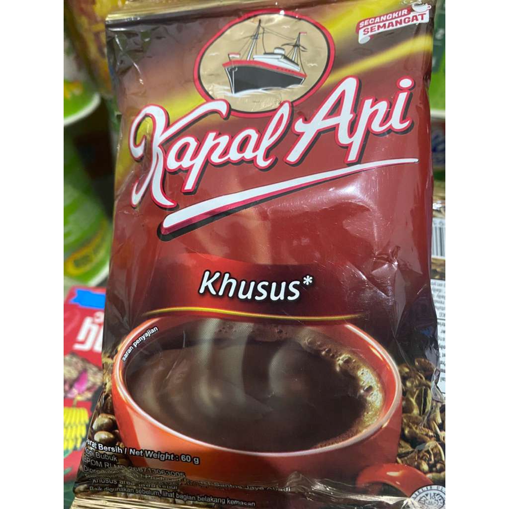 

(1pcs) Kapal api khusus 60 gram