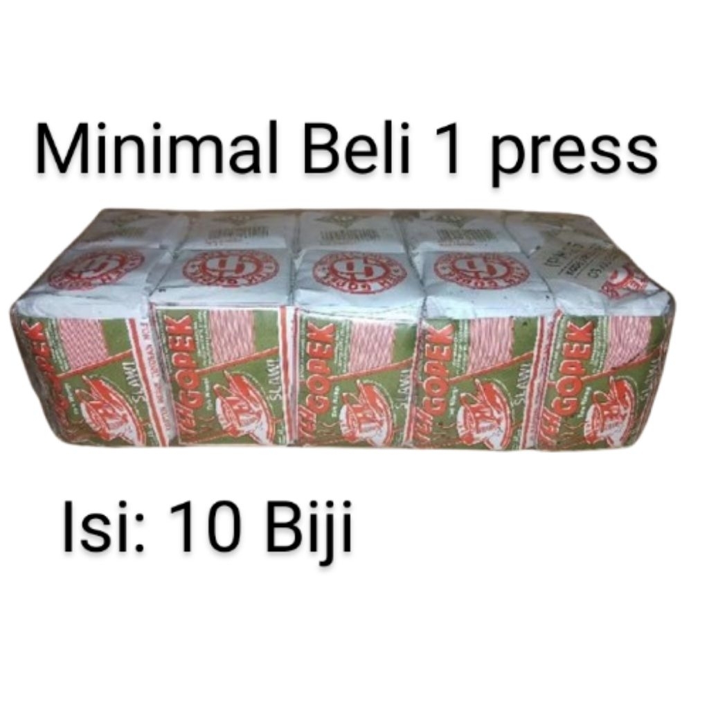 

Teh Gopek Slawi 40 gram 1 press || Minimal beli 1 press ||