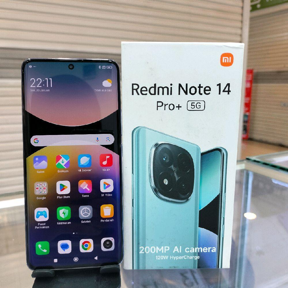 XIAOMI REDMI NOTE 14 PRO+ 5G 8/256GB XIAOMI REDMI NOTE 14 PRO PLUS 5G 8/256GB SECOND BEKAS GARANSI P
