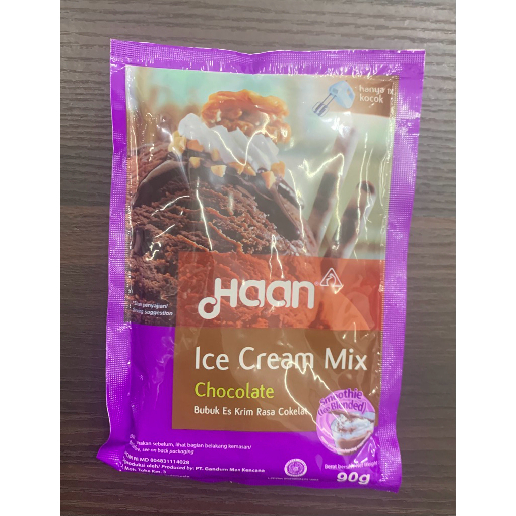 

Haan Ice Cream Mix Chocolate 90gr